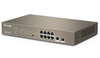 Scheda Tecnica: IP-COM Switch Managed Ethernet layer 3 Coud PoE 9p GiLGAbit - 1 SFP 130W, G5310P-8-150W