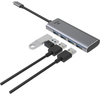 Scheda Tecnica: iTek Hub USB-c Maschio- 4xUSB3.0 - Alluminio
