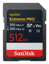Scheda Tecnica: SanDisk Extreme Pro Scheda Di Memoria Fash - 512GB Video Cass V90 / Uhs Ii U3 / Cass10 Uhs Ii Sdxc