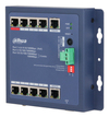 Scheda Tecnica: Dahua CHS4110-8ET-90-F 10-Port Cloud Managed Hardened - Switch with 8-Port PoE, Layer 2, 5.6GBps, Iron, 4 Mbit, 92