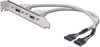 Scheda Tecnica: Manhattan Cavetto Slot USB 2.0 2x 5pin - 