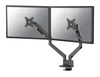 Scheda Tecnica: Neomounts NEXT Slim DS70-250BL2 Braccio per monitor 2 - schermi - 17-32" - 1-9 kg/schermo (curvo 8 kg/schermo) - mo