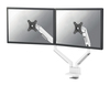 Scheda Tecnica: Neomounts NEXT Slim DS70-250WH2 Braccio per monitor 2 - schermi - 17-32" - 1-9 kg/schermo (curvo 8 kg/schermo) - mo