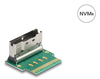 Scheda Tecnica: Delock Adapter Slim SAS Sff-8654 8i Male To Female 90 - Angled