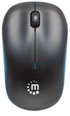 Scheda Tecnica: Manhattan Mouse ttico Wireless con Micro Ricevitore USB - 1000 Dpi Nero/Azzurro