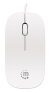 Scheda Tecnica: Manhattan Mouse Mini ttico USB Silhouette 1000 Dpi Bianco - 