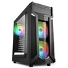 Scheda Tecnica: Sharkoon Case VG6-W RGB, ATX, 2xUSB2, 2xUSB3, 6 Sots - 2x120 ED Front 1x120 Rear, Window Acriic, Rgb Coor