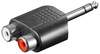 Scheda Tecnica: Goobay ADAttatore Audio - 6.3mm Maschio 2 Rca Femmina