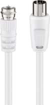 Scheda Tecnica: Goobay Cavo Antenna - Tv F/iec M/F 1,5 Mt