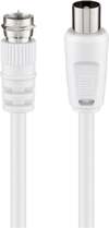 Scheda Tecnica: Goobay Cavo Antenna - Tv F/iec M/M 2,5 Mt