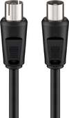 Scheda Tecnica: Goobay Cavo Antenna - Tv M/F 10,0 M Nero