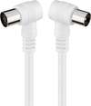 Scheda Tecnica: Goobay Cavo Antenna - Tv M/F 2,5 Mt Angolato 90&deg,