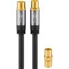 Scheda Tecnica: Goobay Cavo Antenna - Tv M/F 2 Mt Nero