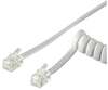 Scheda Tecnica: Intellinet Cavo Telefonico - Spiralato Per Cornetta 4mt Rj10 4p4c Bianco