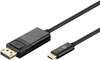 Scheda Tecnica: Goobay Cavo Adattatore USB-c, Dp 4k 1.2m Nero - 