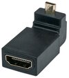 Scheda Tecnica: Manhattan Adattatore HDMI - Femmina / Micro D Maschio Angolato Nero