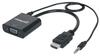 Scheda Tecnica: Manhattan Cavo Convertitore Da HDMI VGA Con Audio E - MicroUSB 30cm Nero