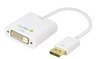 Scheda Tecnica: Techly Adattatore DP - 1.2 Maschio / Dvi Femmina 15cm Bianco