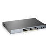 Scheda Tecnica: ZyXEL Switch Gs1350-26hp Nebulaflex Switch Managed Per - Cctv: 24p Gigabit PoE (375w) + 2p Combo Gigabit Uplink + Mn