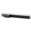 Scheda Tecnica: Techly Multipresa 6 Posti Da Rack 19'' Con Magnetotermico - Spina Italiana Cavo 3 Metri 1U