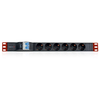 Scheda Tecnica: Techly Multipresa 6 Posti Da Rack 19'' Con Magnetotermico - Spina Schuko Angolata 1U
