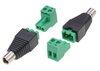 Scheda Tecnica: Techly Adattatore Connettore Pug Dc - 2.5x5.5 Mm Femmina Termina Bock 2 Pin