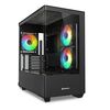Scheda Tecnica: Sharkoon Case M-ATX Curve LGAss Pane,2x U3, 1x Type-c,trrs - 