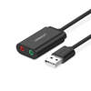 Scheda Tecnica: Ugreen Adattatore USB 2.0 2x3-5mm Jack Aux (cuffie E - Microfono)- (back)
