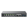 Scheda Tecnica: Grandstream GCC6010 - AIO Device: Vpn Router, Ngfw - Switch And Ip Pbx. 2x Sfp, 5x Gbe Wan/lan, 4x PoE-out, 2.5g