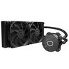 Scheda Tecnica: Cooler Master Masteriquid 240 Core 2 x 120 mm, 650-1750 - RPM, 71.93 CFM, 27.2 dBA, 1.86 mmH2O, 4-Pin (PWM), 12 VDC
