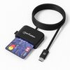 Scheda Tecnica: Manhattan Lettore Di Smart Card USB-c Con Sot Per - Microsd
